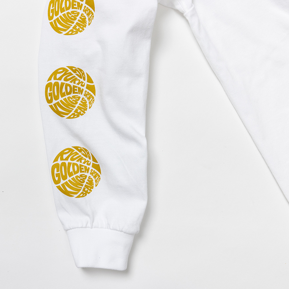 【BEAMS SPORTS&times;KINGS】BEAMS SPORTS ボールプリントロングスリーブTシャツ 詳細画像 ホワイト 5